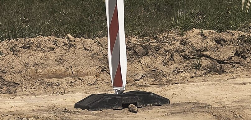 Znaleziono niewybuch na terenie budowy obwodnicy Kościana [ZDJĘCIA]