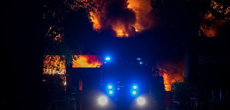 Duży pożar tartaku w Racocie! [ZDJĘCIA]