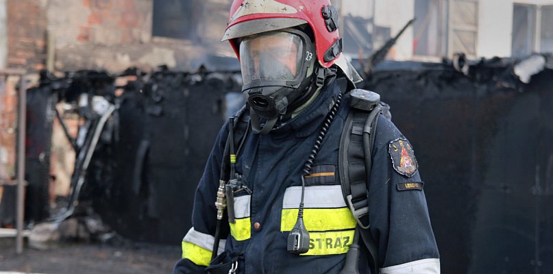 Pożar w zakładzie recyklingu w Przysiece Polskiej [AKTUALIZACJA]