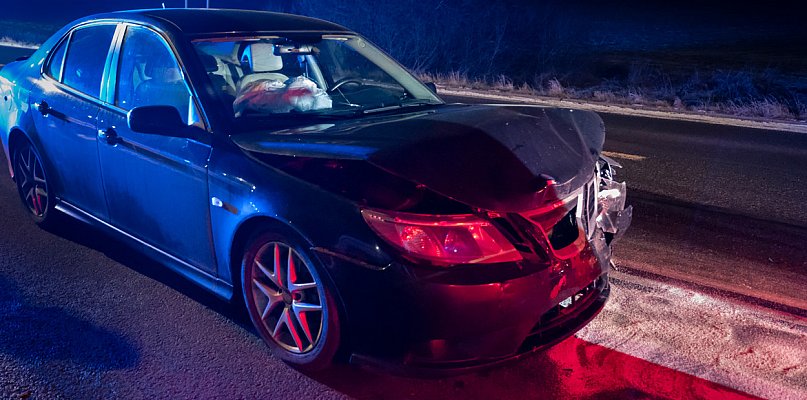 Kolizja na obwodnicy Kościana, w okolicy Śmigielskiej [ZDJĘCIA]