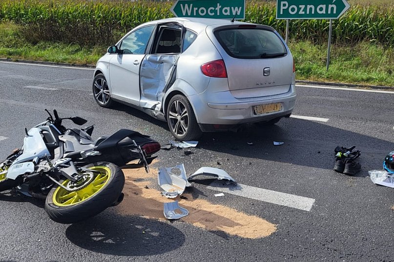 Wypadek na obwodnicy Kościana