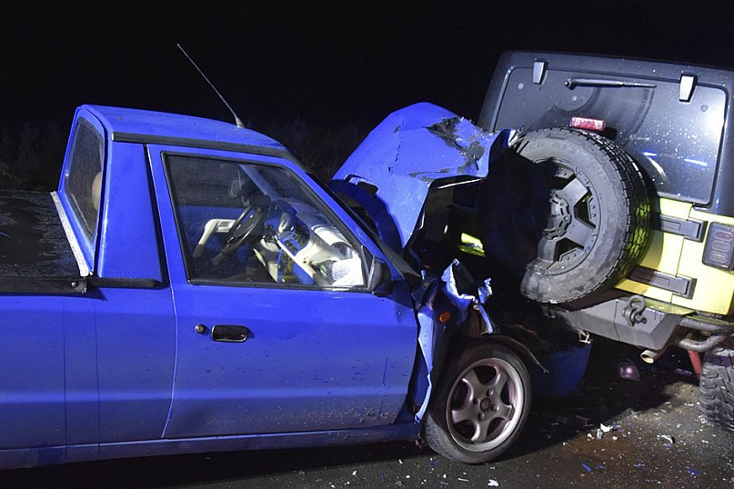 Wjechał w zaparkowanego jeepa