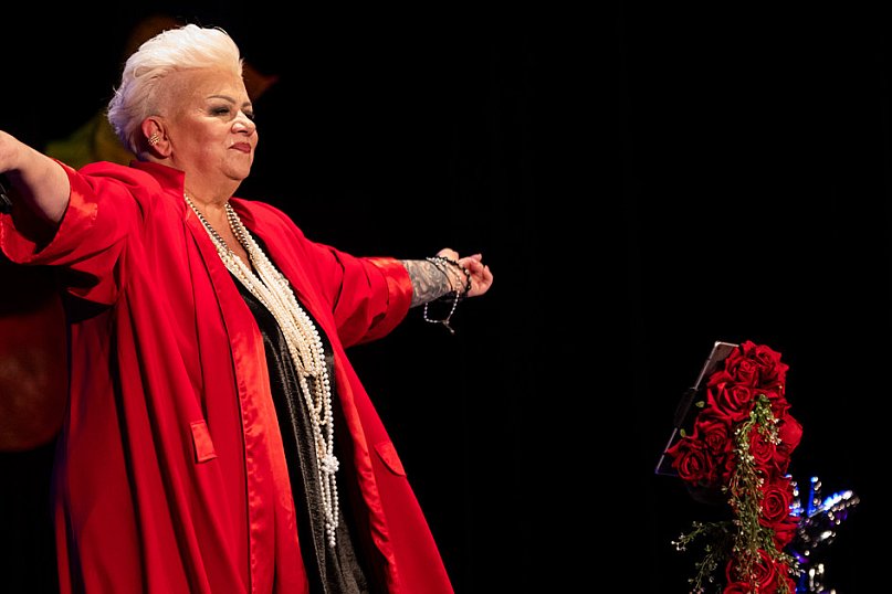 Barbara Parzęczewska porwała kościańskich seniorów