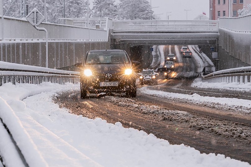 Pierwszy śnieg w tym sezonie