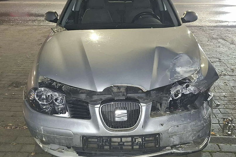 Zderzenie trzech aut na Północnej