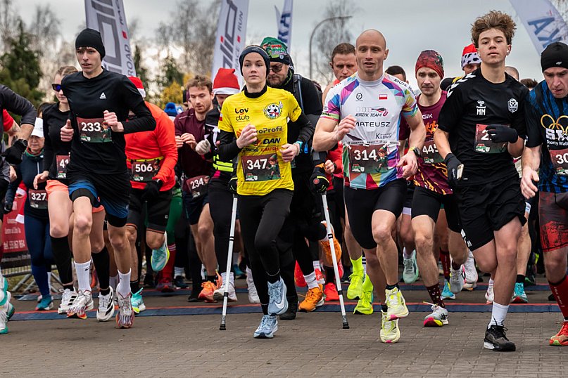 Bieg Elfa w Pogoni za Mikołajem w Krzywiniu