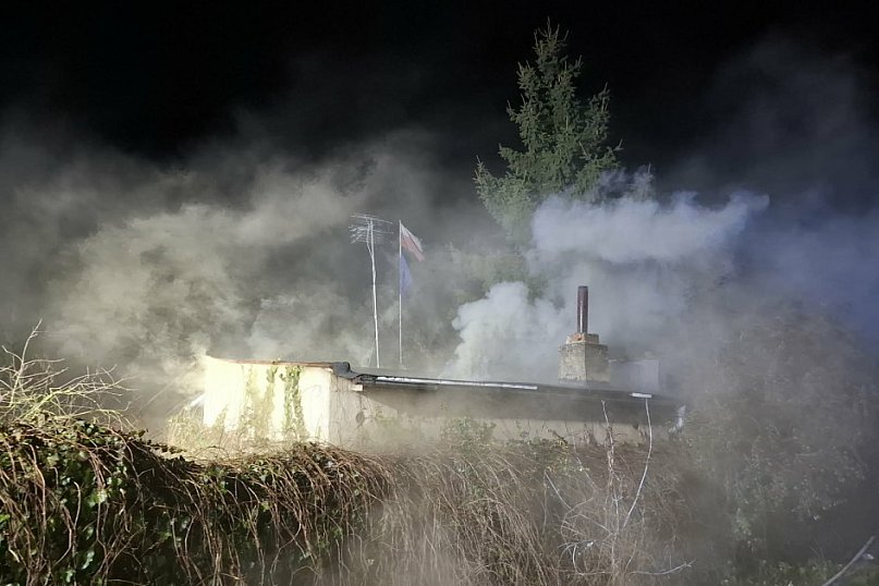 Pożar budynku na Łąkowej w Kościanie