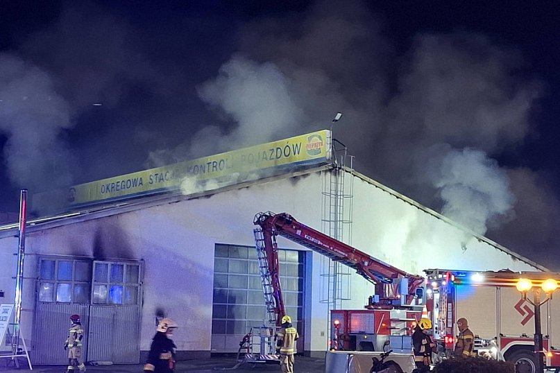 Ogromny pożar w Rawiczu