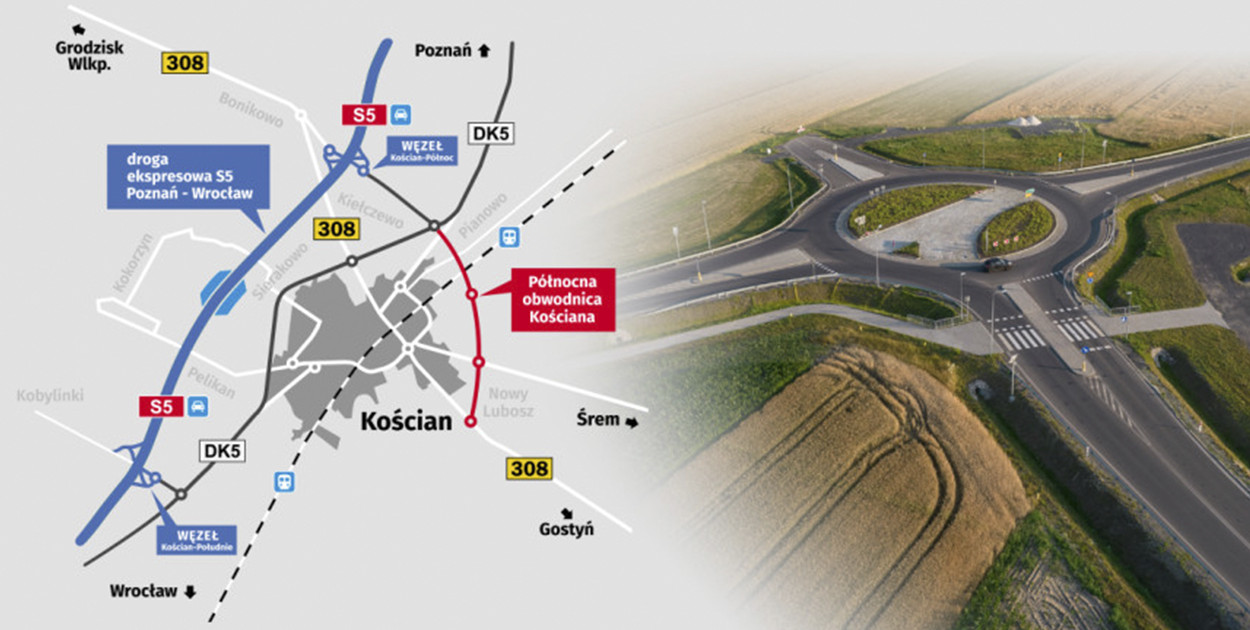 Przetarg na obwodnicę Kościana. Budowa być może ruszy jeszcze w tym roku 