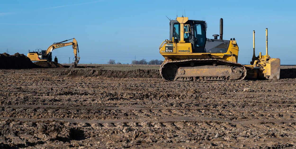 Ruszyła budowa obwodnicy Kościana. Trwają pierwsze prace [ZDJĘCIA]