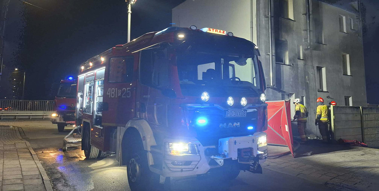 Pogorzelcy z Kościana spędzili noc poza swoimi mieszkaniami